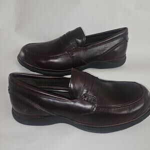 Red Wing Penny Loafers Mens Size 11.5D Burgundy Leather Dress Casual Shoes .
